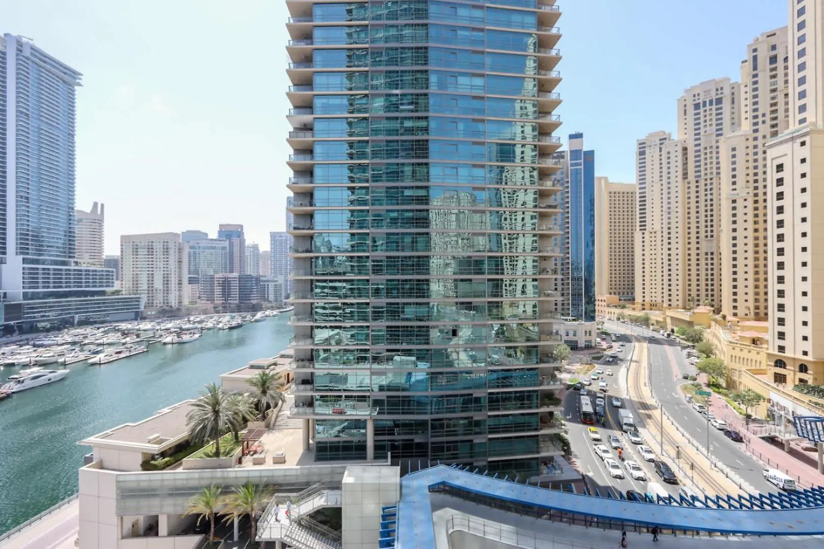 Livbnb-Stylish 1Br With Marina Views Close To The Beach Dubai Apartment