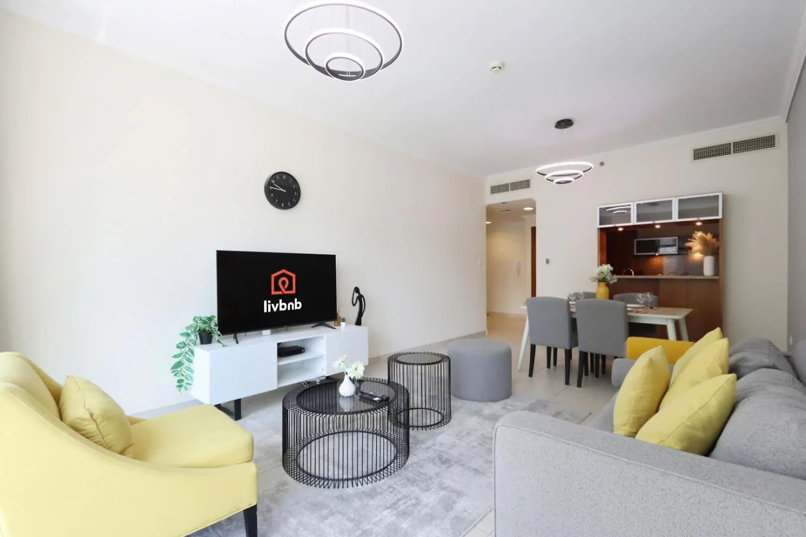Livbnb-Stylish 1Br With Marina Views Close To The Beach Dubai Apartment