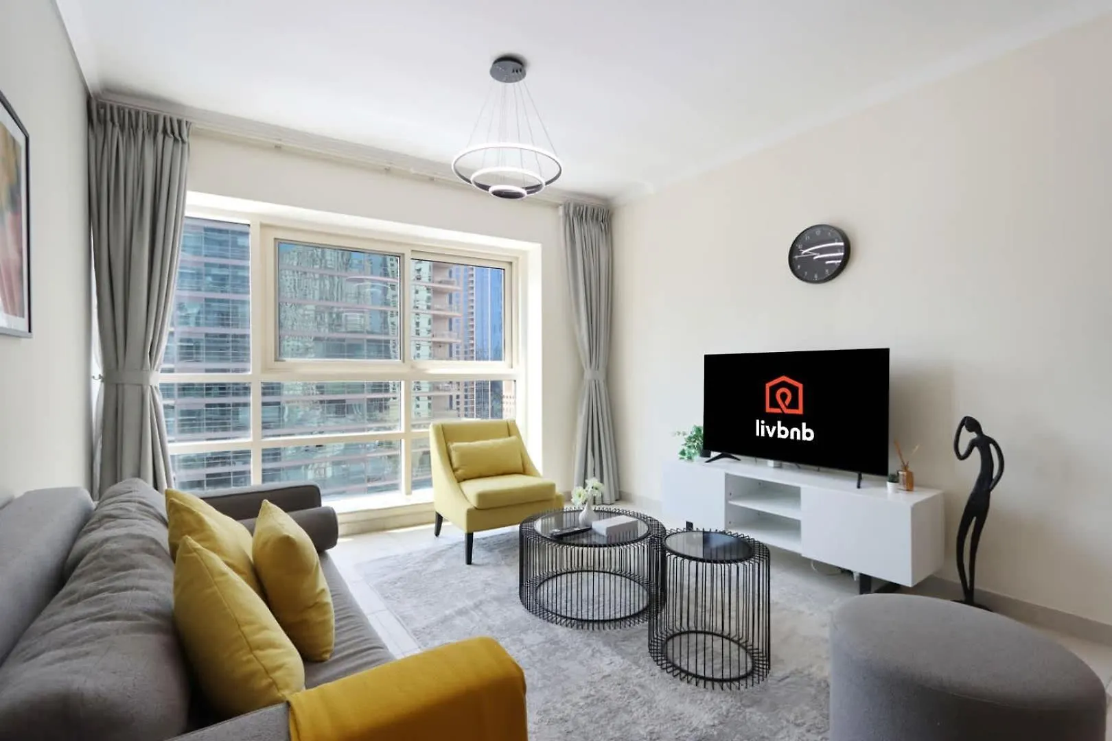 Apartamento Livbnb-Stylish 1Br With Marina Views Close To The Beach Dubai Emirados Árabes Unidos